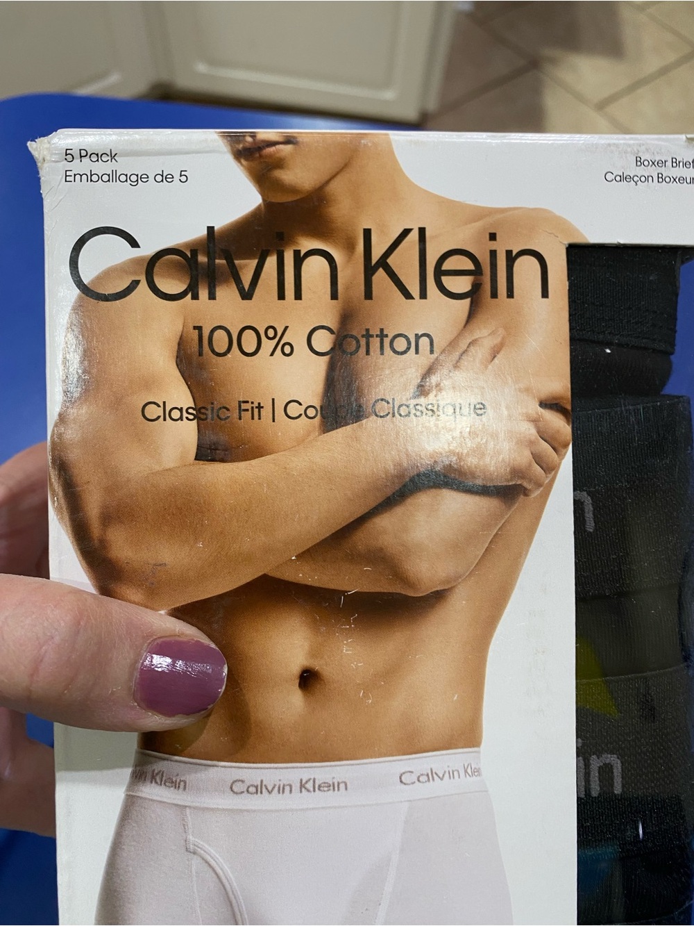 Calvin Klein White Cotton Classic Fit Boxers (5-Pack)